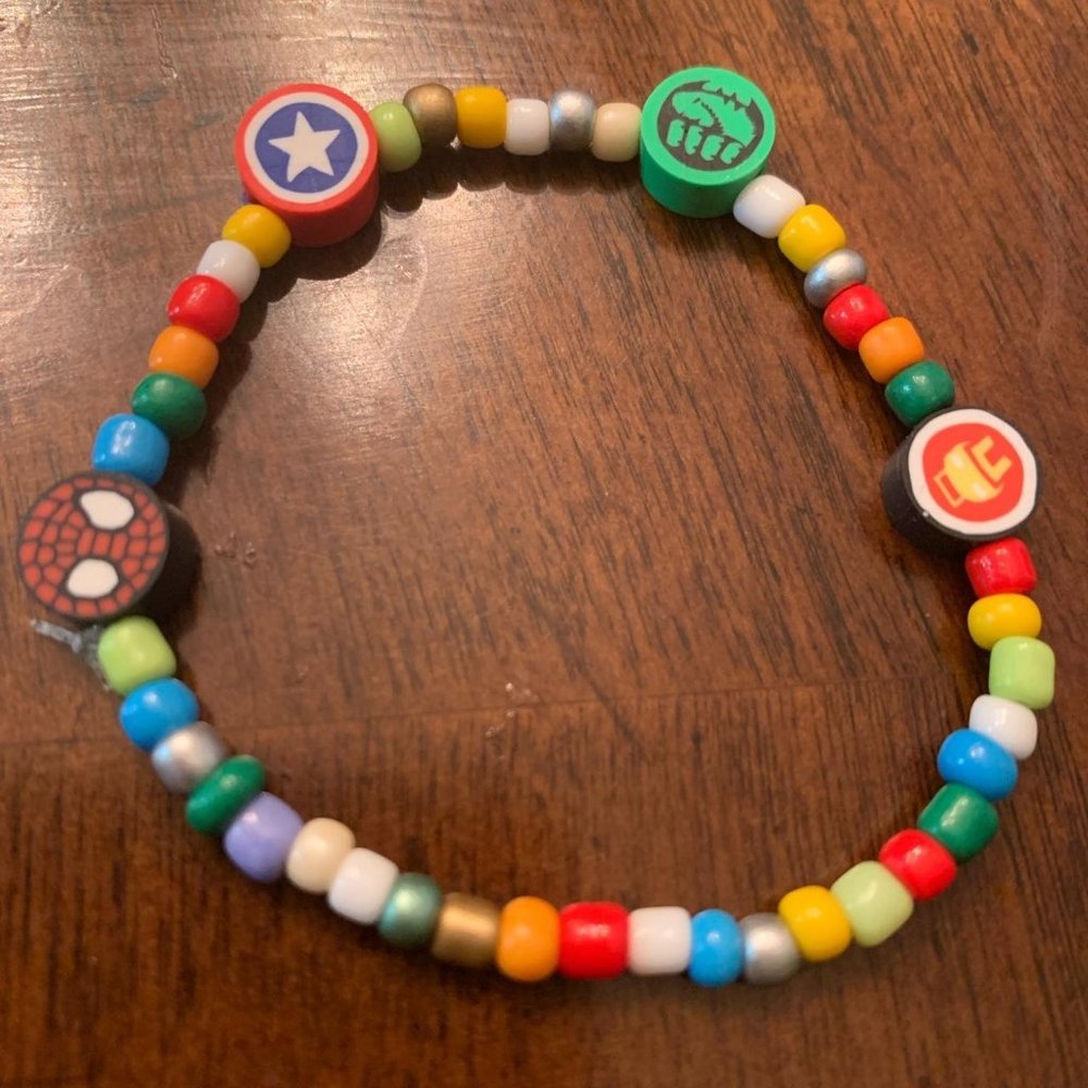 Marvel Beaded Elastic Bracelet